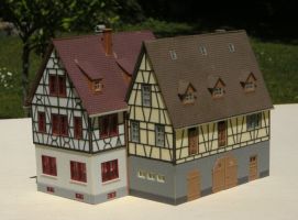 B 350, Wirtschaftsgebäude von rechts